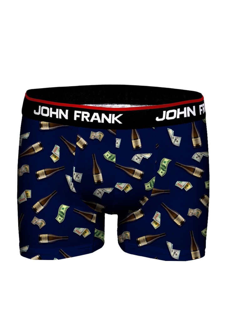 Pánské boxerky John Frank JFBD351 L Blu