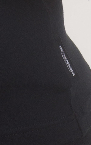 Dámské tričko Emporio Armani 163378 6A263 černá