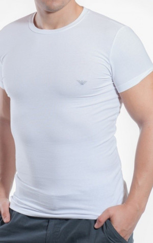 Pánské tričko Emporio Armani 111035 4A745 bílá