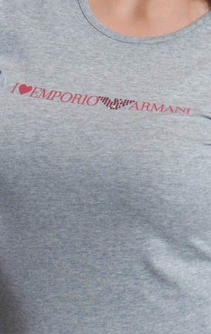 Dámské tričko Emporio Armani 163497 4A226 šedá