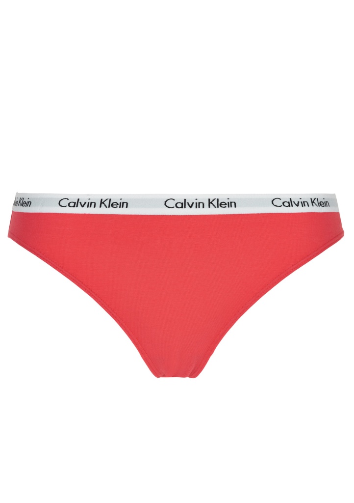 Dámské kalhotky Calvin Klein D1618 L Korálová2