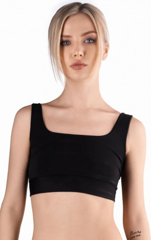 Dámský Crop Top Meméme Black