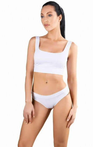 Dámske brazilky Meméme Basic White