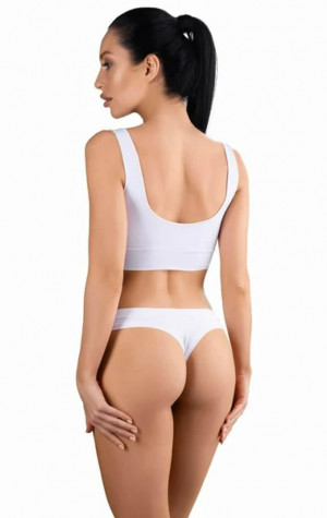 Dámske brazilky Meméme Basic White