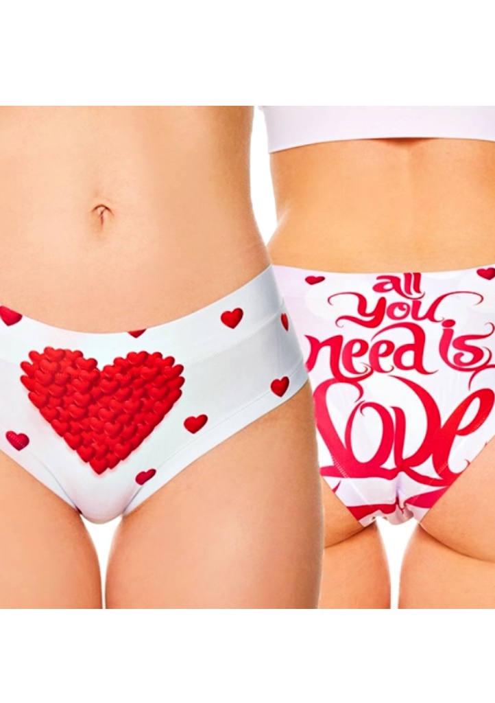 Levně Dámské kalhotky Meméme LOVE ROMANTIC Hi-briefs S Dle obrázku