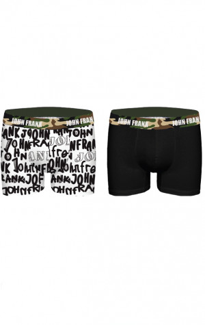 Pánske boxerky John Frank JF2BBID02 2PACK