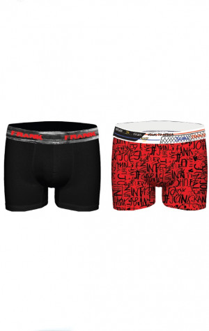 Pánske boxerky John Frank JF2BBID03 2PACK