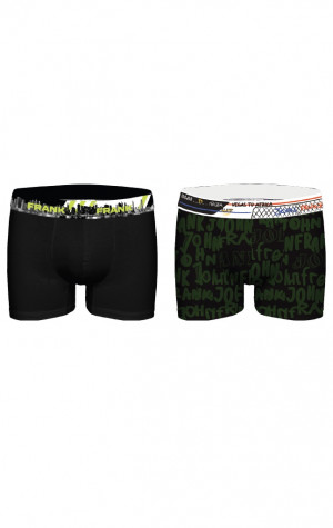 Pánske boxerky John Frank JF2BBID04 2PACK