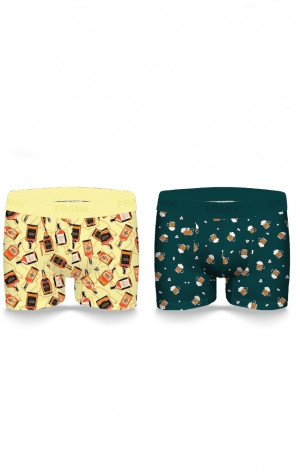 Pánské boxerky John Frank JF2BFUN02 2Pack