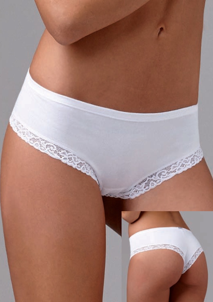 Kalhotky bavlněné Lovelygirl 3995 S Bílá