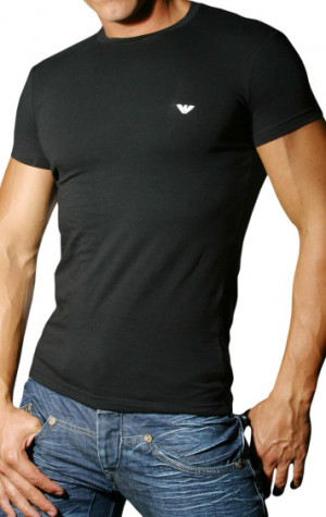 Pánské tričko Emporio Armani 111035 CC729 černá