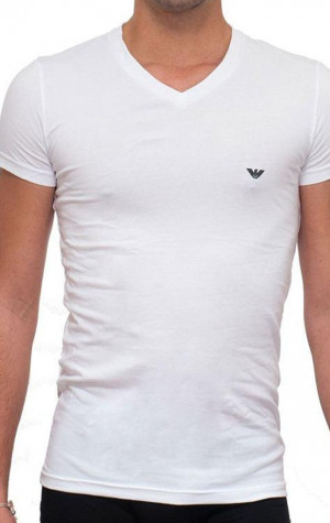 Pánske tričko Emporio Armani 111512 CC717 biela