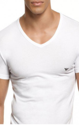 Pánske tričko Emporio Armani 111512 CC717 biela