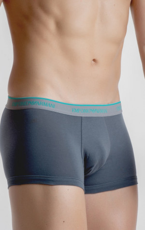 Boxerky Emporio Armani 111357 7P717 šedá guma