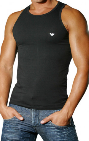 Pánské tričko Emporio Armani 110675 CC518 černá
