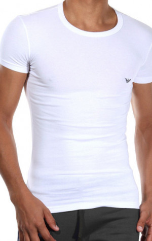 Pánské tričko Emporio Armani 111275 CC725 bílá