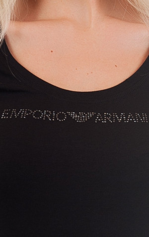 Dámske tričko Emporio Armani 163377 4P263 čierne