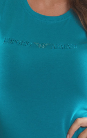 Dámske tričko Emporio Armani 163139 4A263 modré