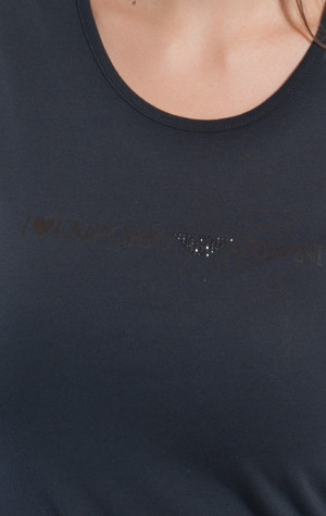 Dámske tričko Emporio Armani 163497 4A226 čierna
