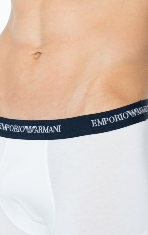 Boxerky Emporio Armani 111210 CC717 biela