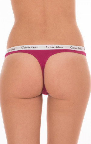 Dámské kalhotky Calvin Klein QD3587 3PACK vánoční