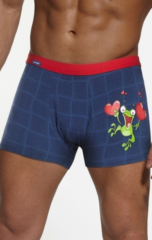 P&aacute;nske boxerky Cornette 010/29 modr&aacute;