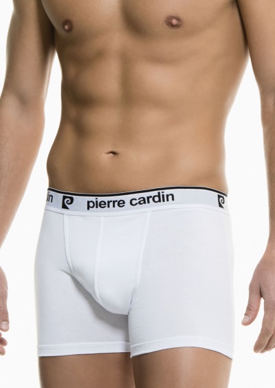 Levně Boxerky Pierre Cardin U24 NEW L Bílá