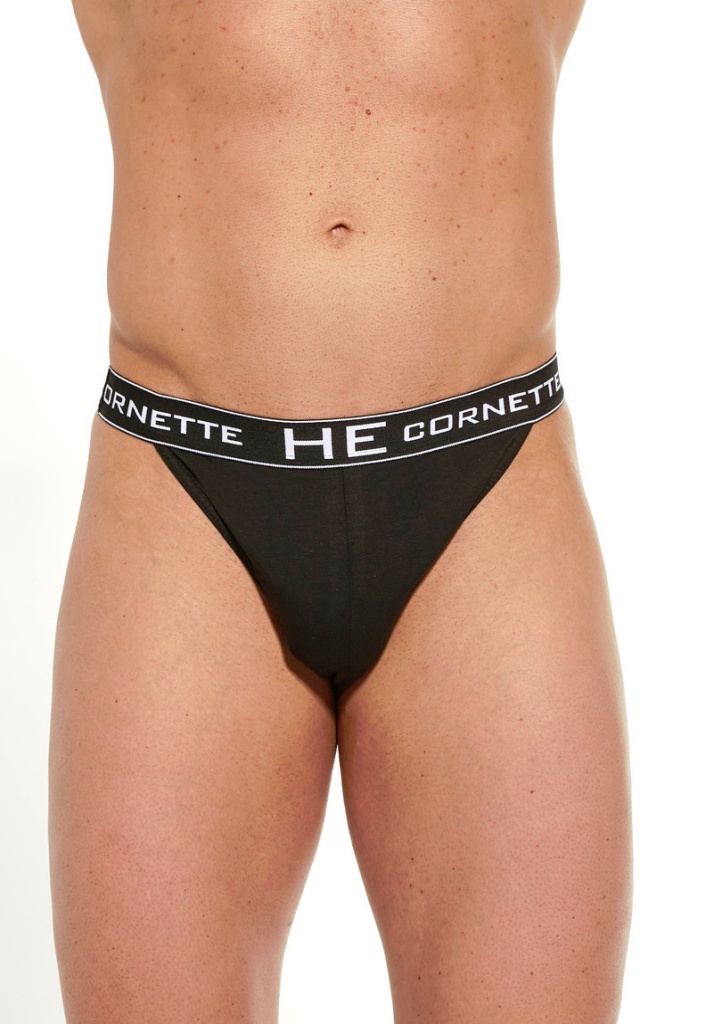 Levně Pánská tanga Cornette High emotion 502 XL Tm. modrá