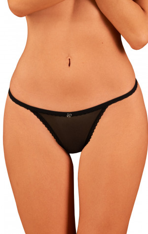 Elegantní tanga Celia Noir thong - Obsessive