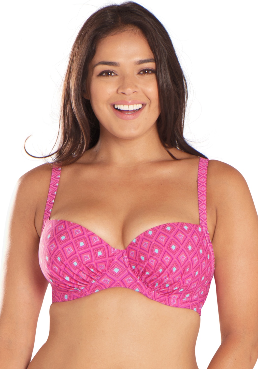 Dámské plavky CURVY KATE CS3411 horní díl 36 G Růžová