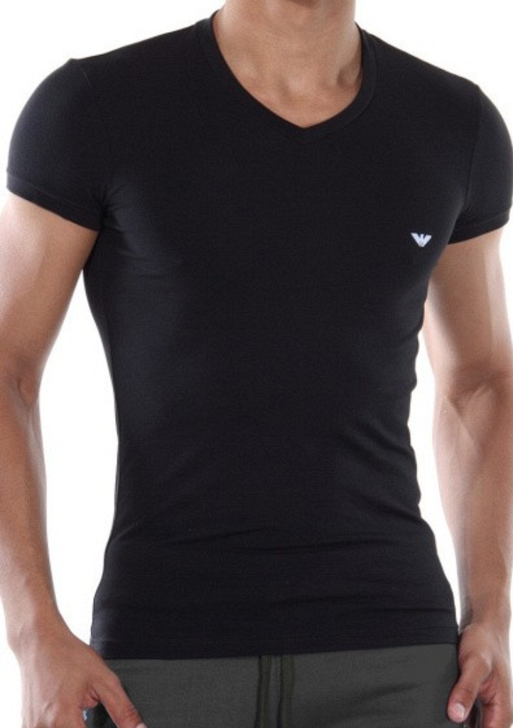 Pánské tričko Emporio Armani 110752 CC518 XL Černá