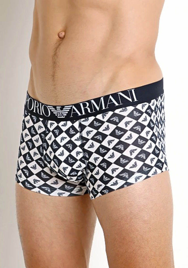 Pánské boxerky Emporio Armani 111290 7P506 M Bílá