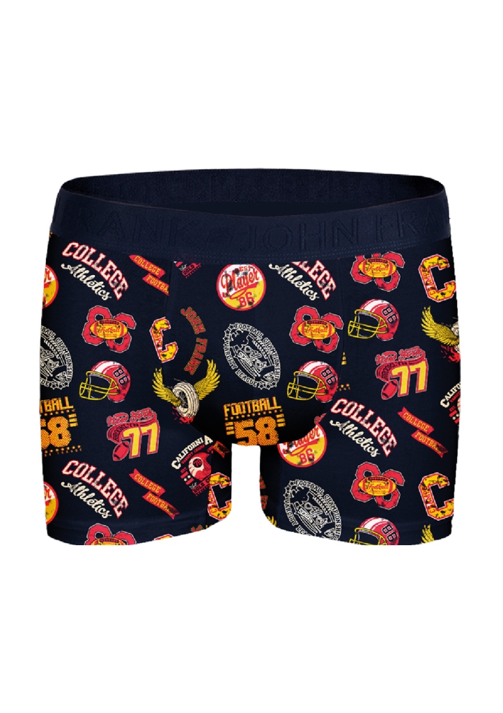 Pánské boxerky John Frank JFBBP602 XL Černá