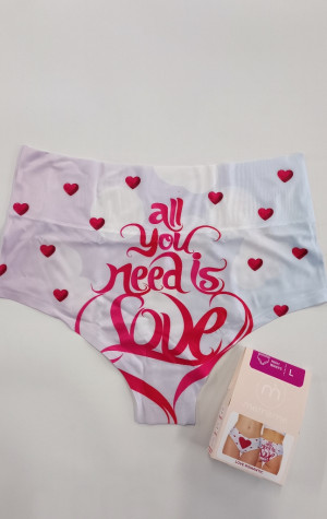 Dámské kalhotky Meméme LOVE ROMANTIC Hi-briefs