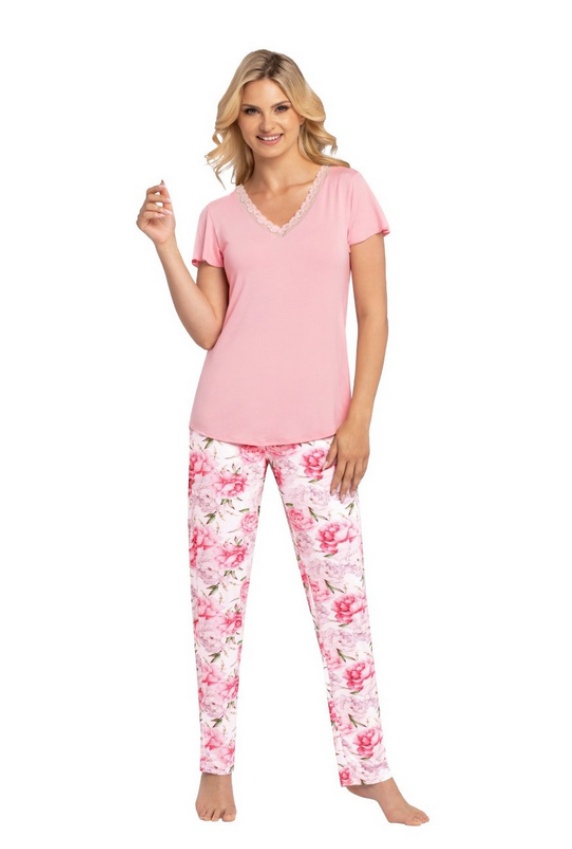 Dámské viskózové pyžamo Tiffany M Sv. růžová