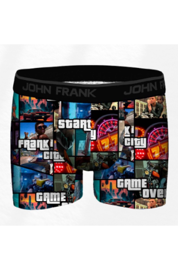 Pánské boxerky John Frank JFBDMOD116 L Dle obrázku