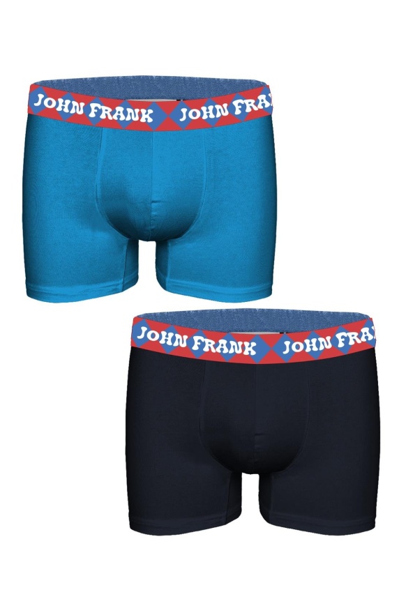 Pánské boxerky John Frank JF2BMODHYPE01 2PACK XXL Dle obrázku