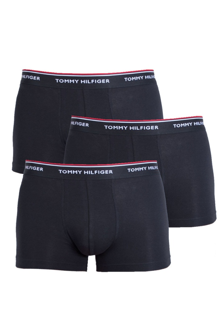 Pánské boxerky Tommy Hilfiger UM0UM00010 3PACK XL Černá