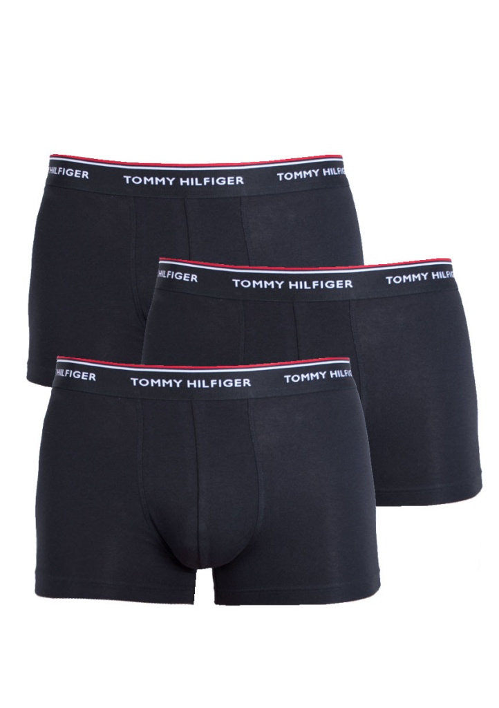 Pánské boxerky Tommy Hilfiger UM0UM00010 3PACK XXL Černá