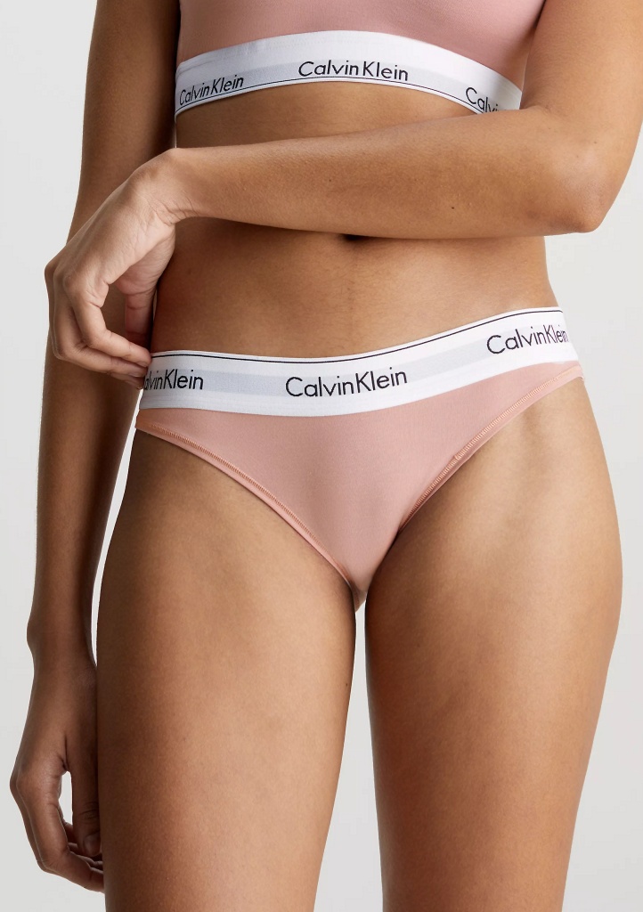 Dámské kalhotky Calvin Klein F3787E M Starorůžová