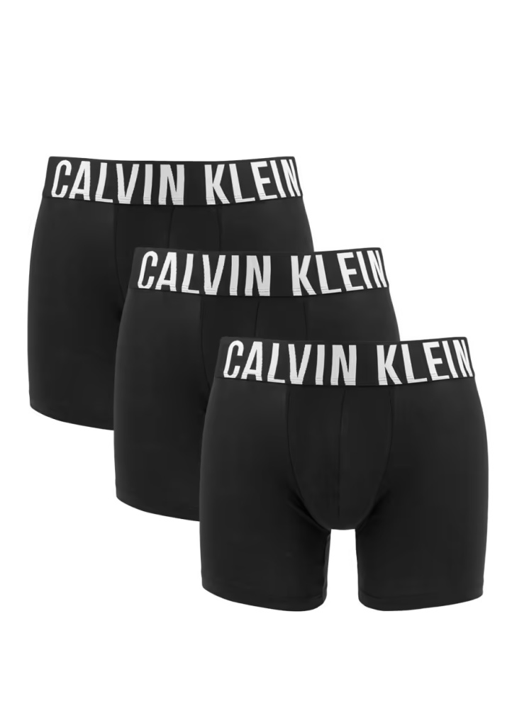 Pánské boxerky Calvin Klein NB3609A UB1 3PACK M Černá