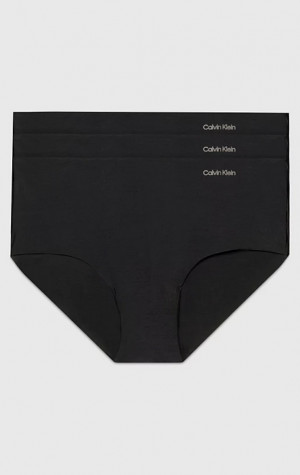 Dámské bezešvé kalhotky Calvin Klein QD3559E UB1 3PACK