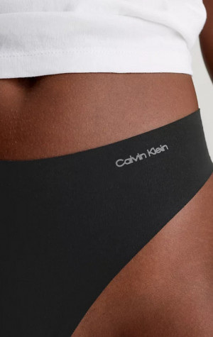 Dámské bezešvé tanga Calvin Klein QD3558E UB1 3PACK