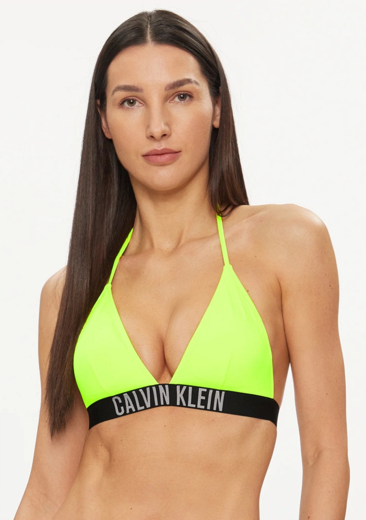Dámské plavky Calvin Klein KW0KW02506+KW0KW02508 M Žlutá