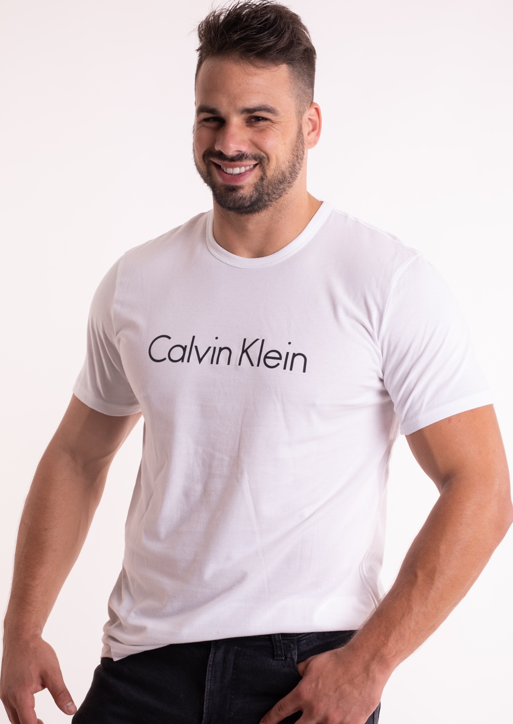 Pánské tričko Calvin Klein NM1129 XL Bílá