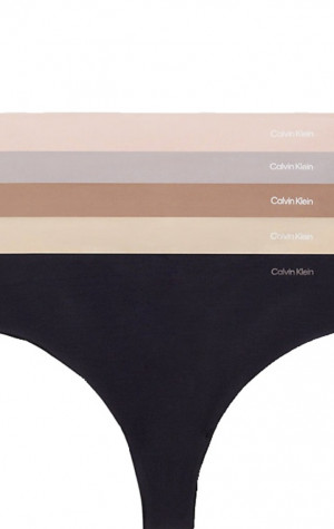 Dámske tangá Calvin Klein QD3556E NP1 5Pack