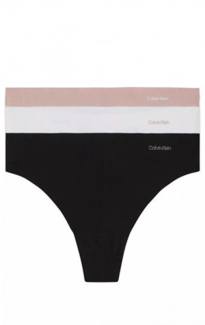 Dámská tanga Calvin Klein QD5219E 3PACK