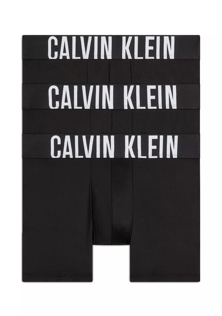Pánské boxerky Calvin Klein NB3612 3PACK L Černá