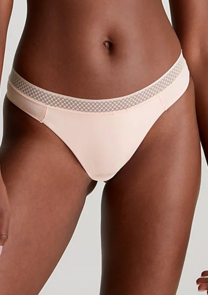 Dámská tanga Calvin Klein QF6307E M Meruňková