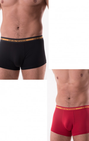 Pánské boxerky Emporio Armani 111210 8A598 2PACK Č+Č